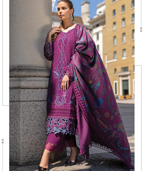 Rang Rasiya Carnation Winter Shawl Edit'24 D#13 FREYA