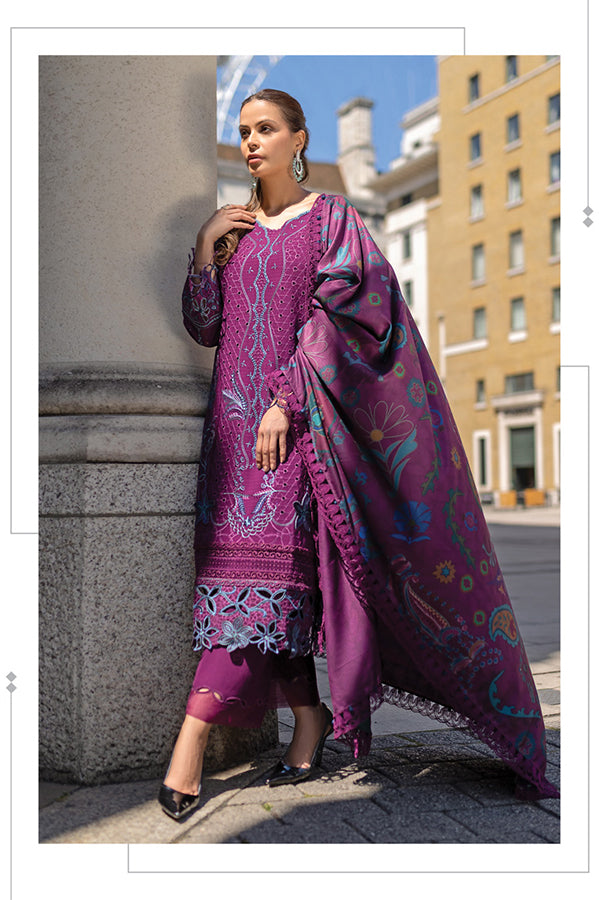 Rang Rasiya Carnation Winter Shawl Edit'24 D#13 FREYA