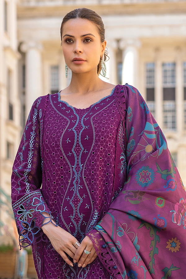 Rang Rasiya Carnation Winter Shawl Edit'24 D#13 FREYA