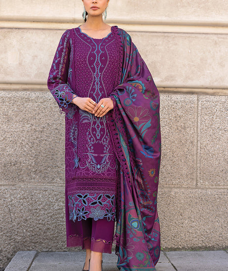 Rang Rasiya Carnation Winter Shawl Edit'24 D#13 FREYA