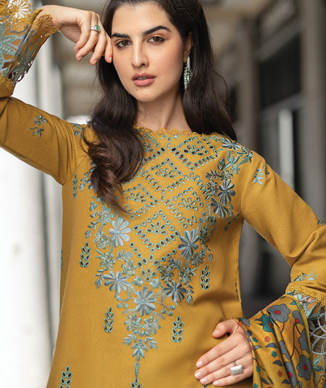 Rang Rasiya Carnation Winter Shawl Edit'24 D#2 EVELYN