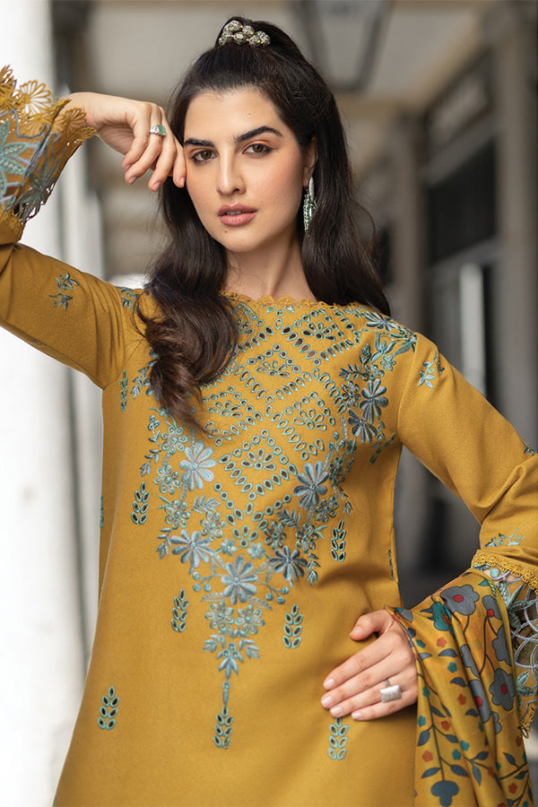 Rang Rasiya Carnation Winter Shawl Edit'24 D#2 EVELYN