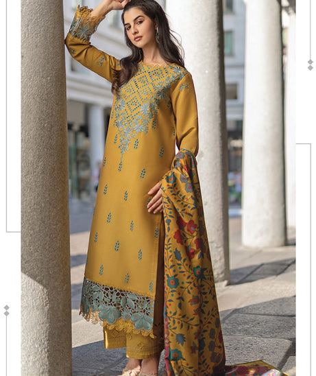 Rang Rasiya Carnation Winter Shawl Edit'24 D#2 EVELYN