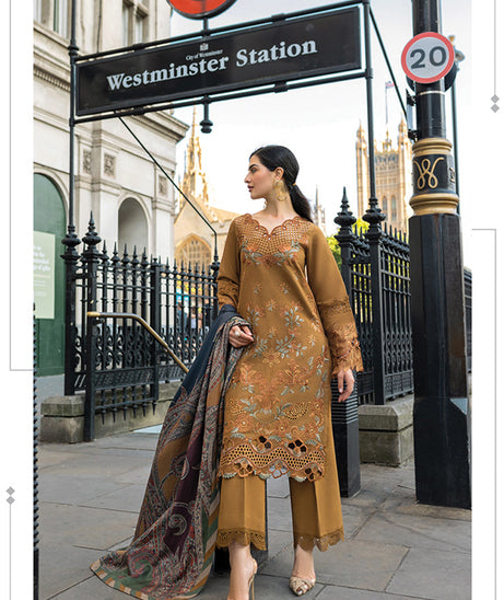 Rang Rasiya Carnation Winter Shawl Edit'24 D#3 AUTUMN