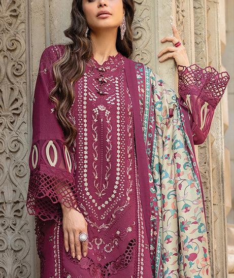 Rang Rasiya Carnation Winter Shawl Edit'24 D#4 ABIGAIL