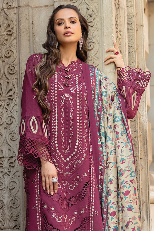 Rang Rasiya Carnation Winter Shawl Edit'24 D#4 ABIGAIL