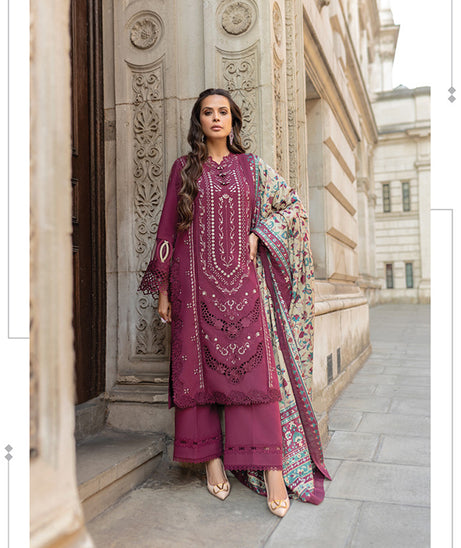 Rang Rasiya Carnation Winter Shawl Edit'24 D#4 ABIGAIL