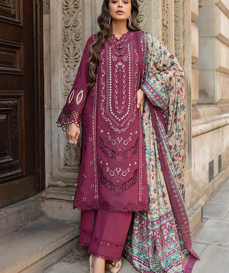 Rang Rasiya Carnation Winter Shawl Edit'24 D#4 ABIGAIL
