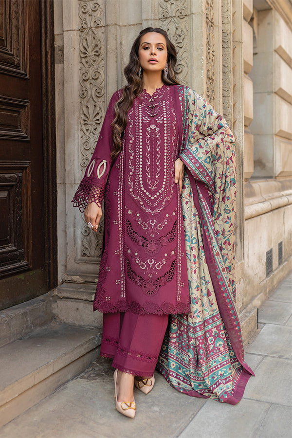 Rang Rasiya Carnation Winter Shawl Edit'24 D#4 ABIGAIL