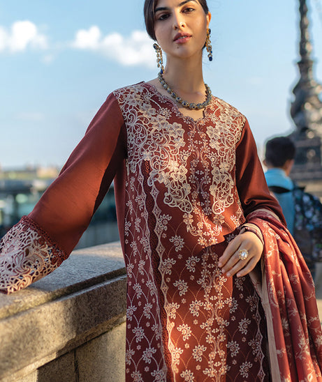 Rang Rasiya Carnation Winter Shawl Edit'24 D#5 AVA