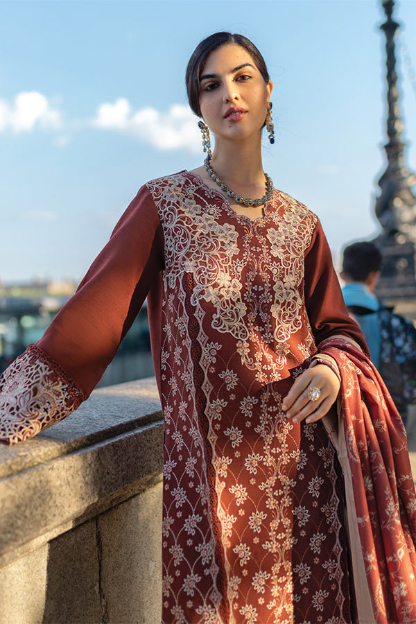 Rang Rasiya Carnation Winter Shawl Edit'24 D#5 AVA