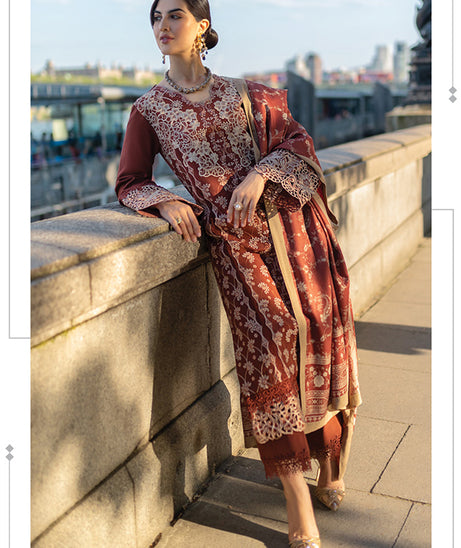 Rang Rasiya Carnation Winter Shawl Edit'24 D#5 AVA