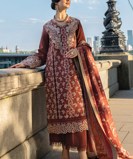 Rang Rasiya Carnation Winter Shawl Edit'24 D#5 AVA