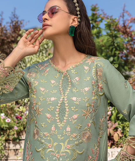 Rang Rasiya Carnation Winter Shawl Edit'24 D#6 LISA