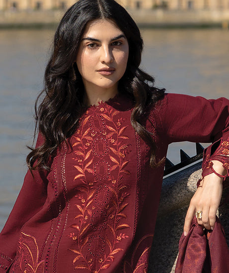 Rang Rasiya Carnation Winter Shawl Edit'24 D#8 AUDREY