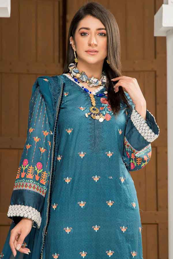 Rang Raiz Sehar Emb Lawn`22 D#06