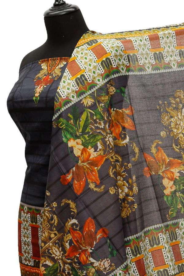Rangni Premium Lawn'21 D # 1001 D Grey