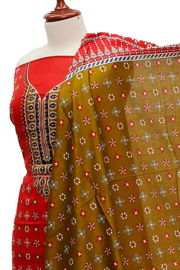 Rangni Premium Lawn'21 D # 1007 Red