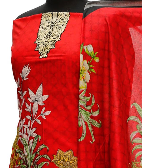 Rangni Premium Lawn'21 D # 1010 Red