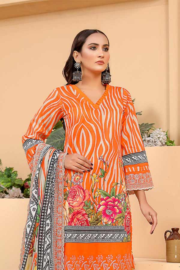 Rangoli Dgital Emb Lawn'22 D#8