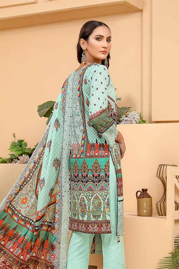 Rangoli Dgital Emb Lawn'22 D#9