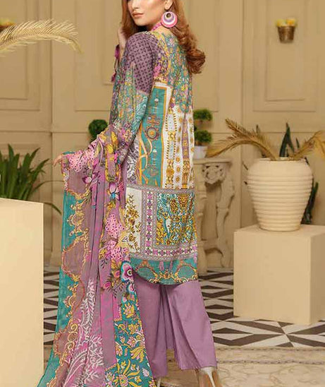 Rangoli Lawn Chiffon Dupatta`21 V#4 D#2