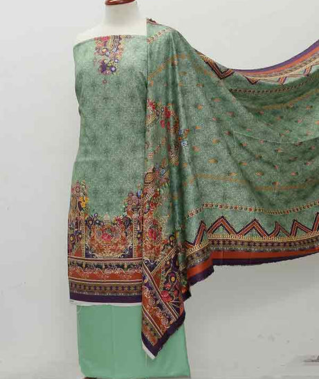 Rashid D/Cottle Linen`20 D#615 L Sea Green
