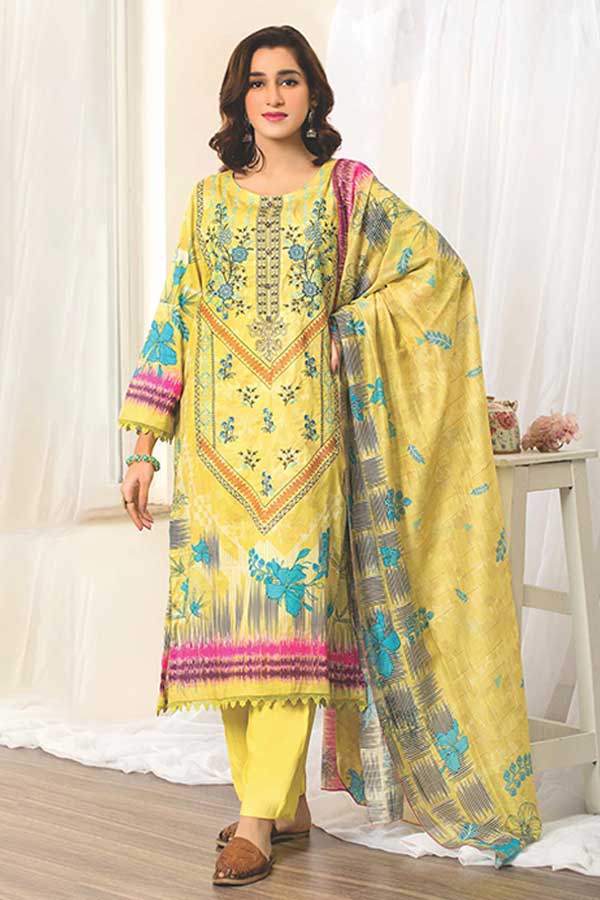 Rashid Hazel Emb Lawn'23 D#7421