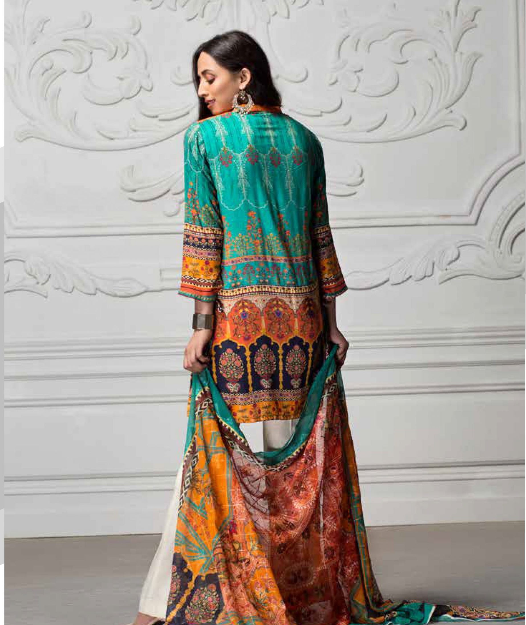 Kahawat Digital Emb Linen`20 D#2639
