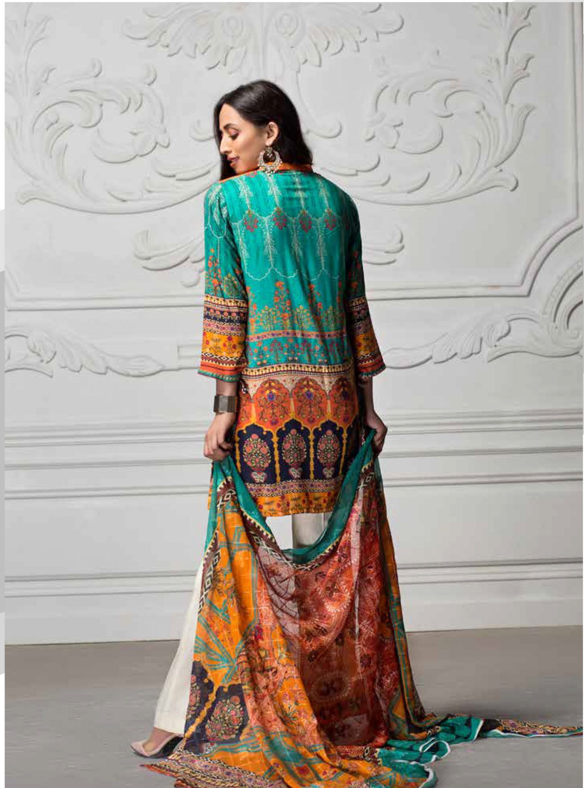 Kahawat Digital Emb Linen`20 D#2639