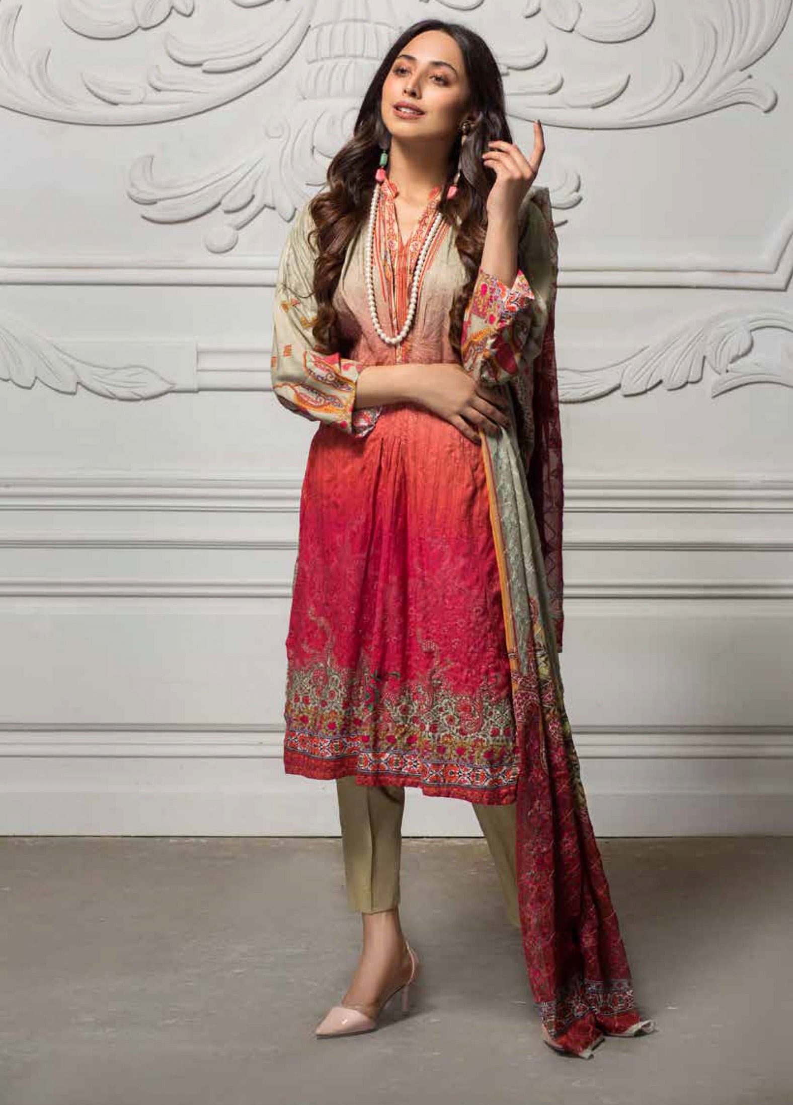 Kahawat Digital Emb Linen`20 D#2641