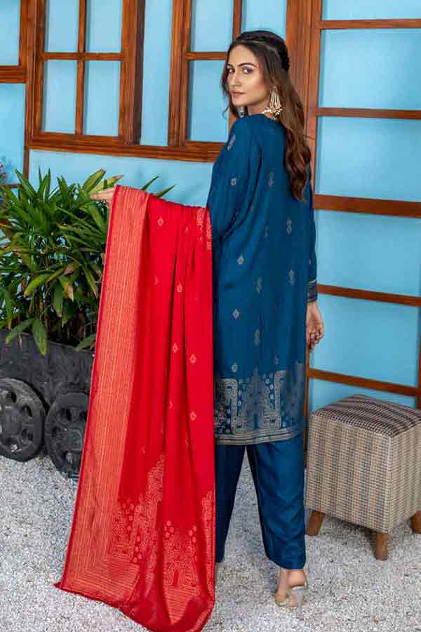 Rashid Broshia Banarsi Linen`21 D#1115
