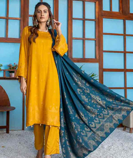 Rashid Broshia Banarsi Linen`21 D#1123