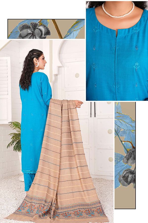 Rawayat Emb Jacquard`24 D#1 (Ferozi)