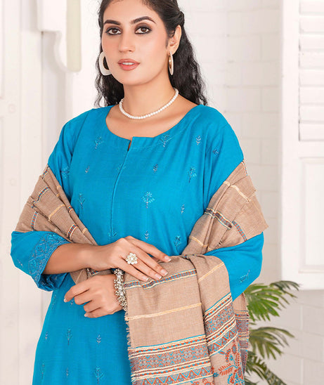 Rawayat Emb Jacquard`24 D#1 (Ferozi)