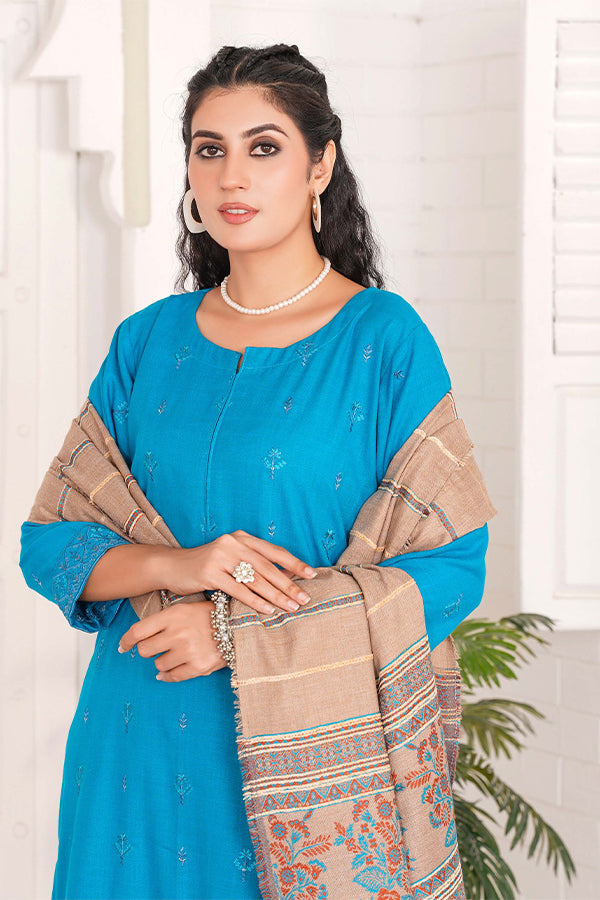 Rawayat Emb Jacquard`24 D#1 (Ferozi)