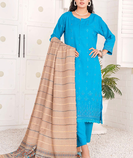 Rawayat Emb Jacquard`24 D#1 (Ferozi)