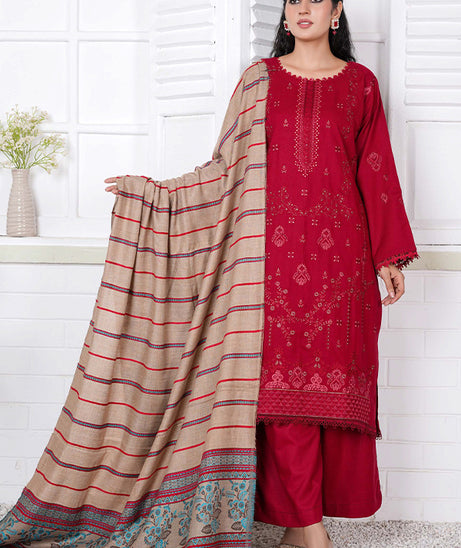 Rawayat Emb Jacquard`24 D#1 (Maroon)