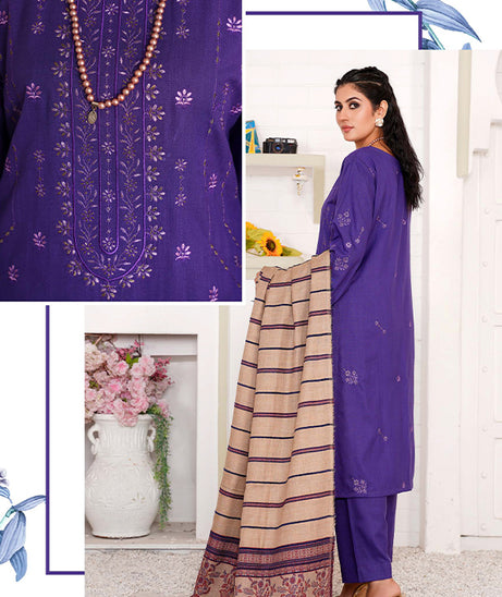 Rawayat Emb Jacquard`24 D#1 (Purple)