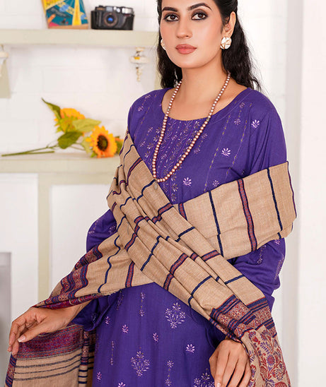 Rawayat Emb Jacquard`24 D#1 (Purple)