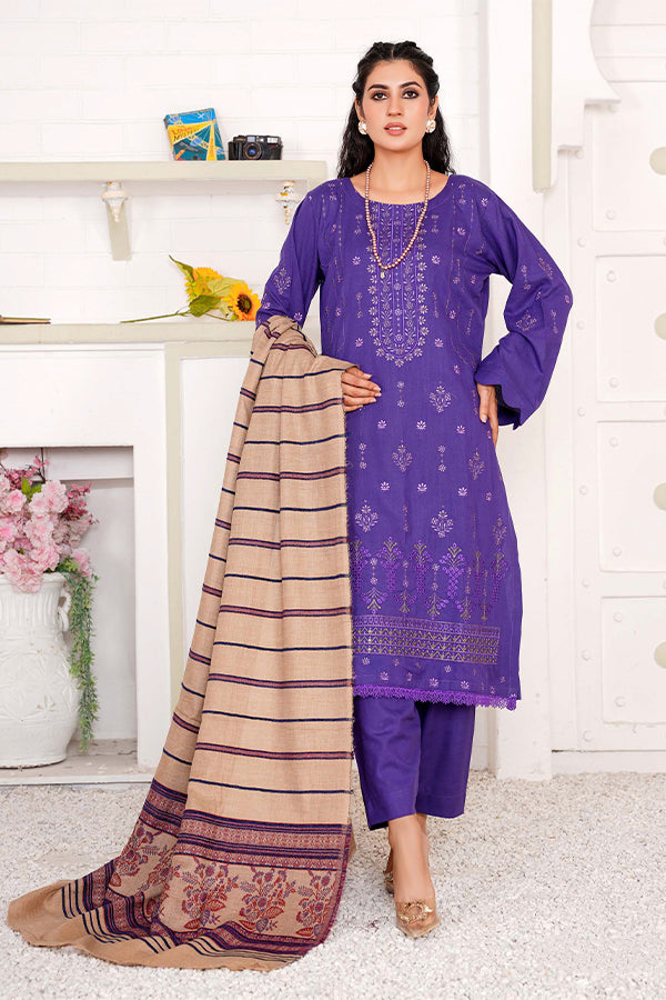 Rawayat Emb Jacquard`24 D#1 (Purple)