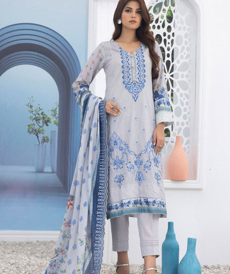 Regalia Embroidered Lawn'24 D#7