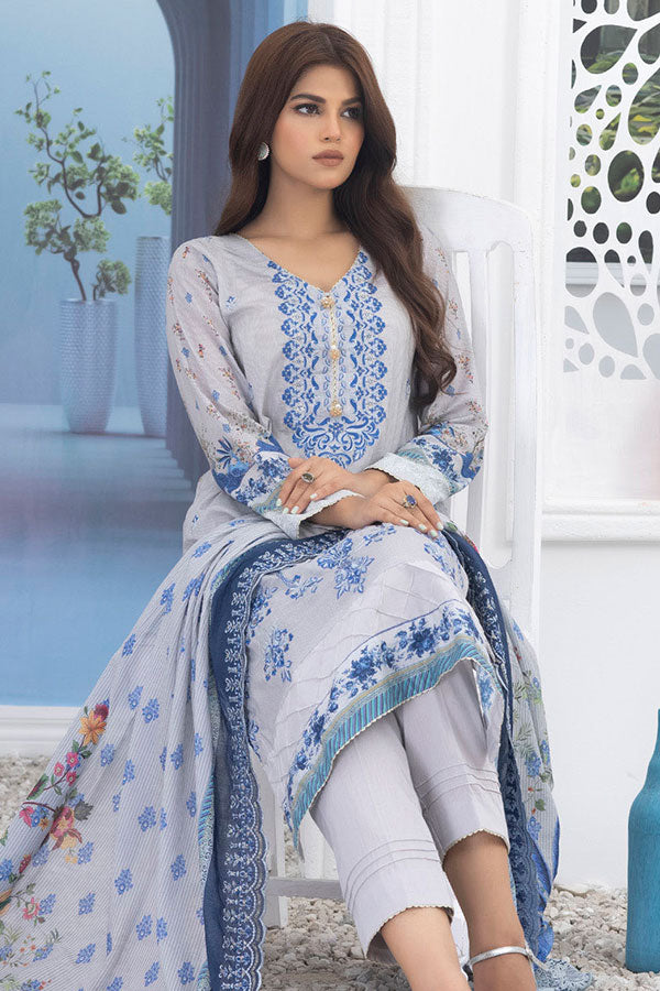 Regalia Embroidered Lawn'24 D#7