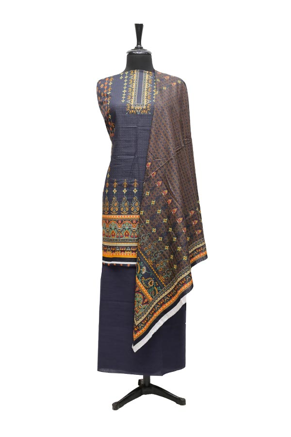 Riwayat Print Khaddar`21 D#11839 (Nevy Blue)