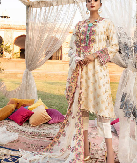 Shaista Roop Emb Linen`21 D#444