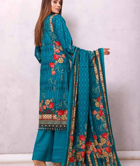 Roshni Print Lawn`22 D#904 Ferozi