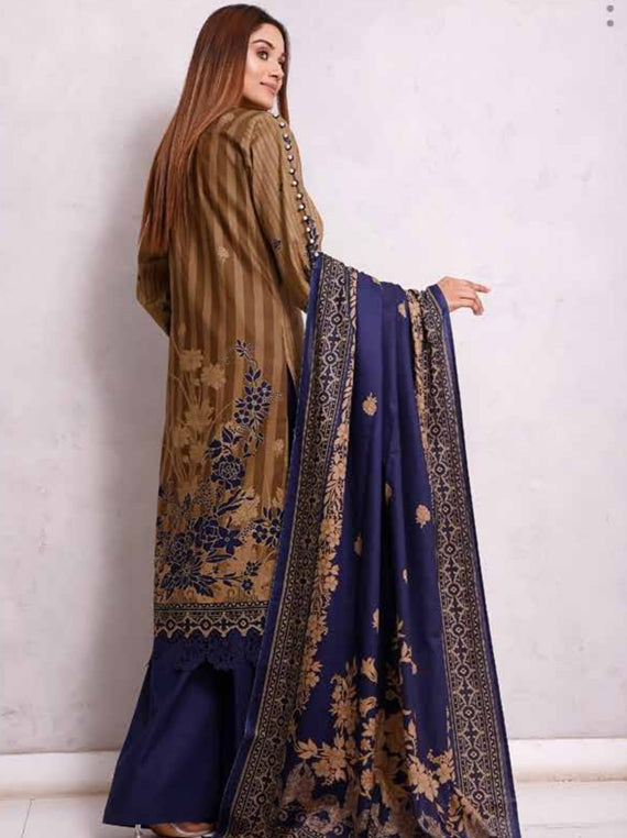 Roshni Print Lawn`22 D#908 Blue