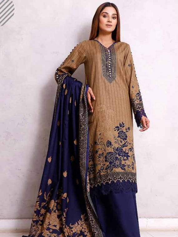 Roshni Print Lawn`22 D#908 Blue