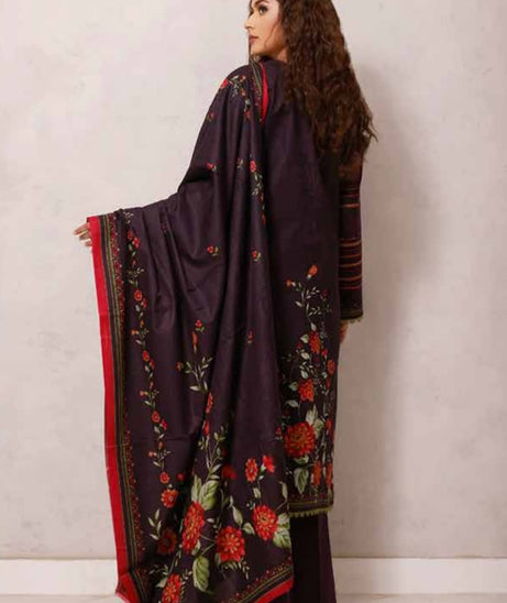 Roshni Print Lawn`22 D#909 Purple