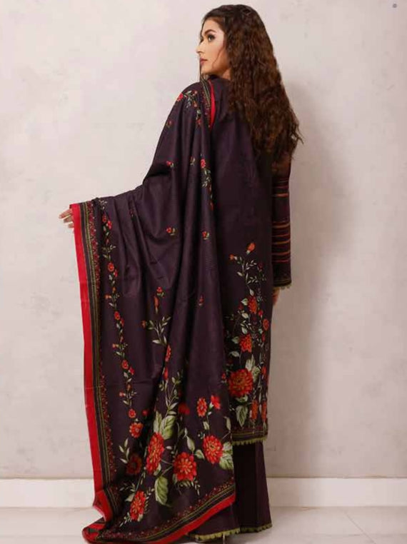 Roshni Print Lawn`22 D#909 Purple